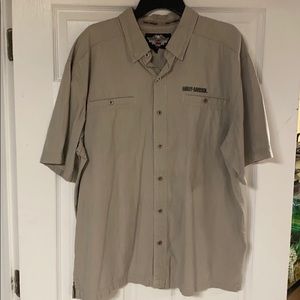 Harley Davidson button down shirt